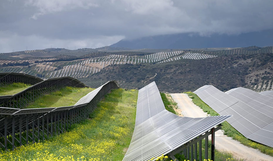 Proyecto fotovoltaico de IGNIS en Caparacena en la provincia de Granada.